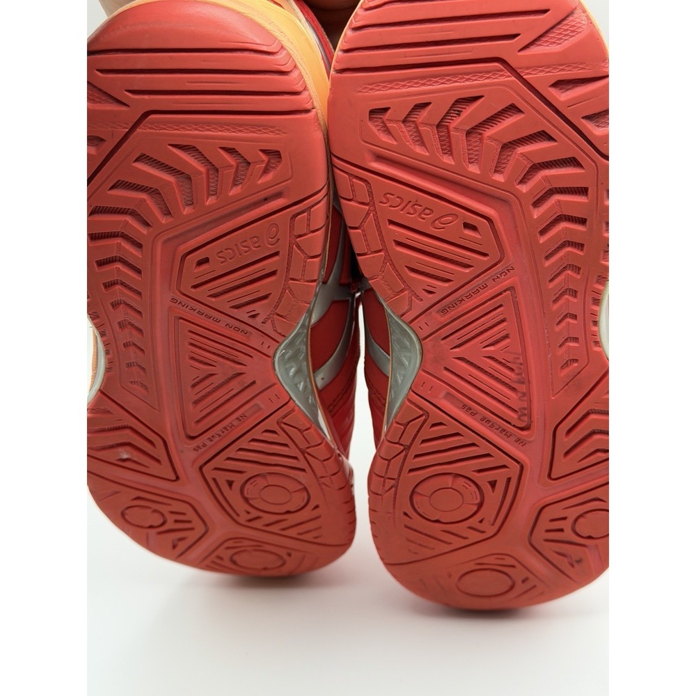 ASICS Gel Resolution 7 Women's Tennis Shoes Coral Orange Pink Sneakers Size 8 - Picture 6 of 6